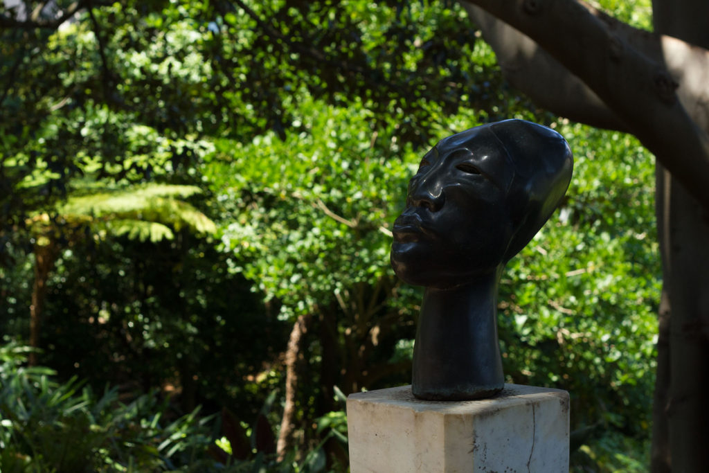 Wendy's Garden 'Head' Bronze by Joel Elenberg