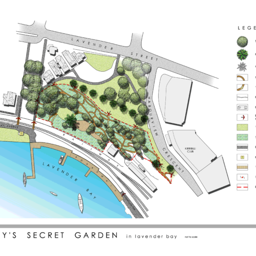 Wendy's Secret Garden Location Drawing