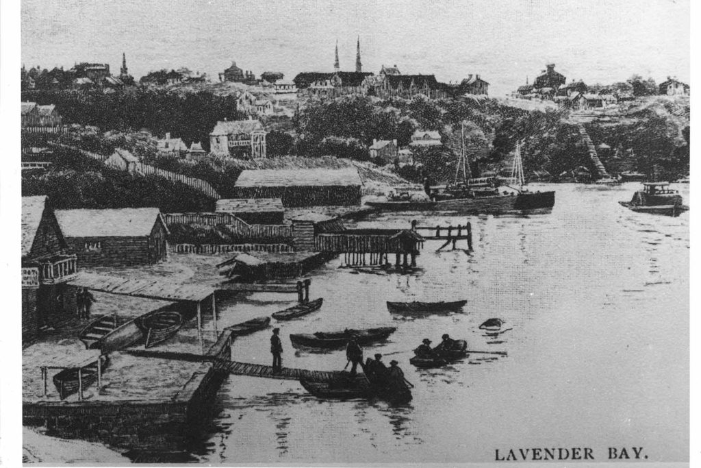 Lavender Bay Etching 1880s
